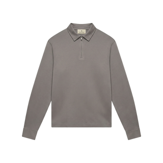 VALENZA - SUPIMA POLO MET RITSSLUITING - MOUNTAIN MIST