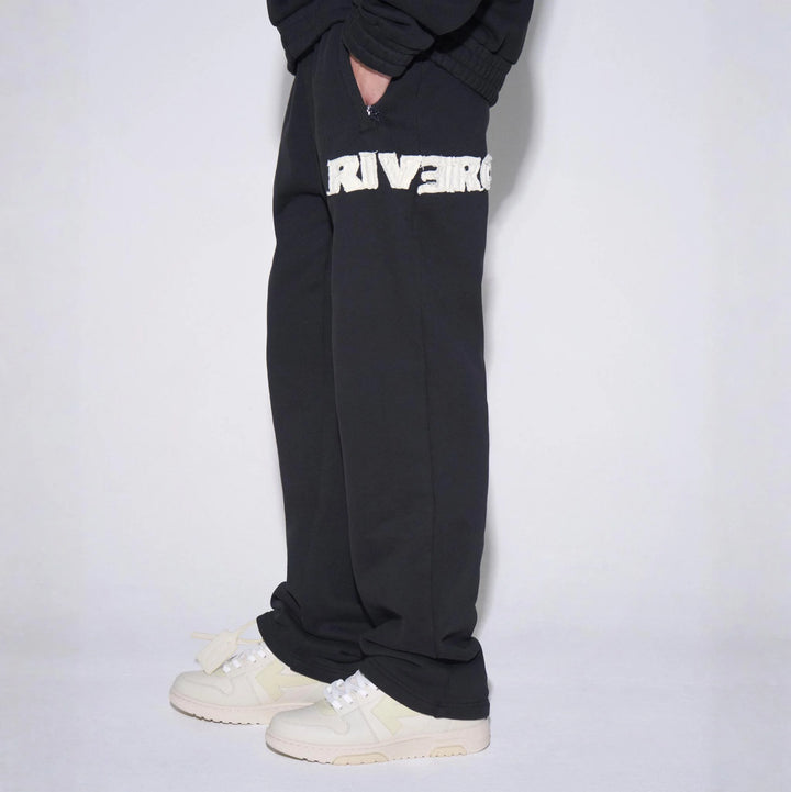 RIVERO - FRAYED ECHO JOGGER - BLACK