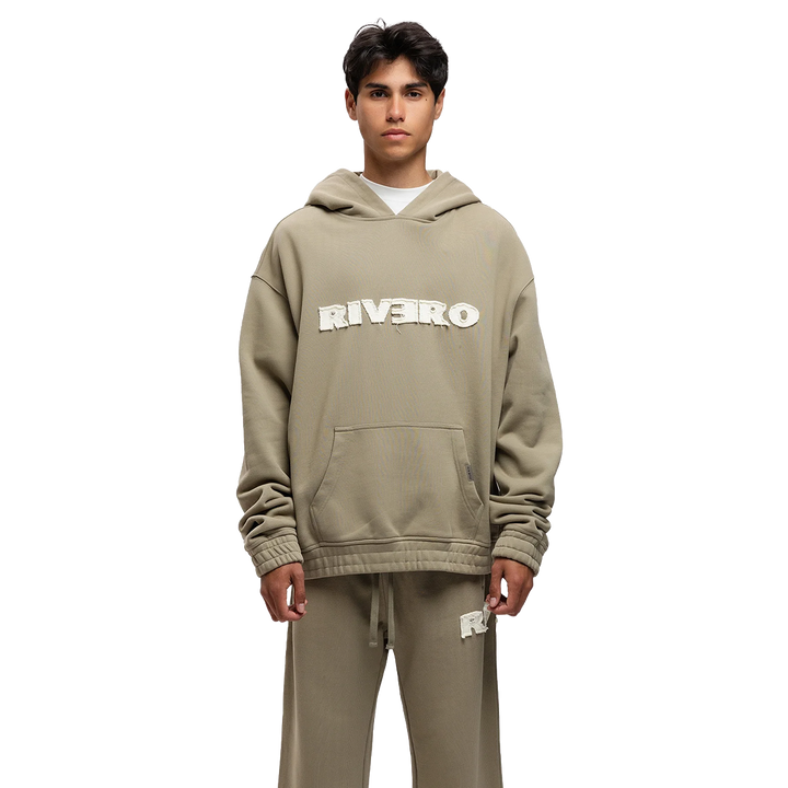 RIVERO - FRAYED ECHO HOODIE