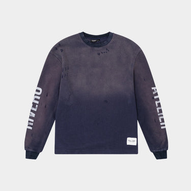 RIVERO - INTL. WASHED WAFFLE LONGSLEEVE NAVY