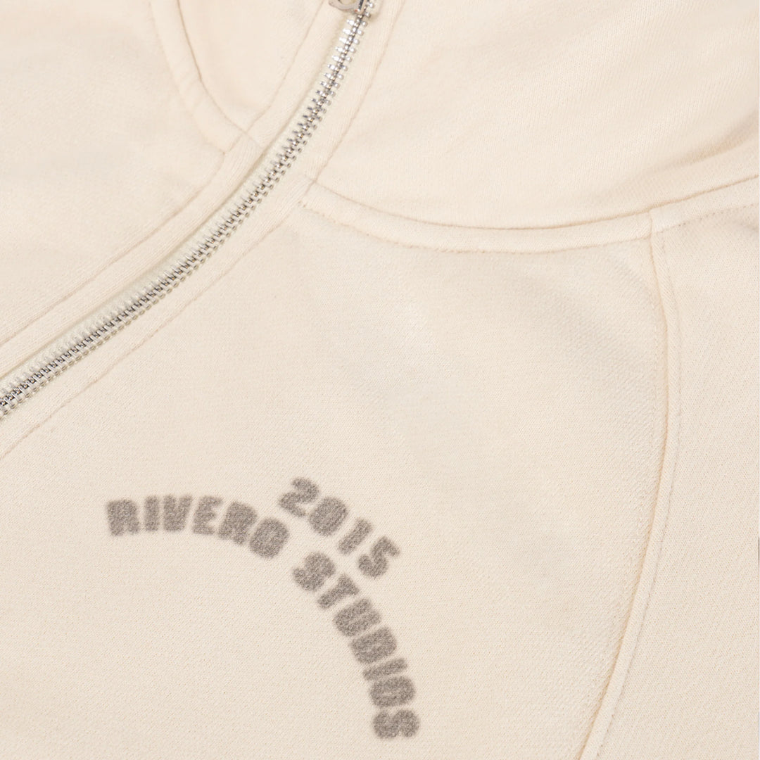 RIVERO - DUSTED STUDIO ZIP SWEATSHIRT