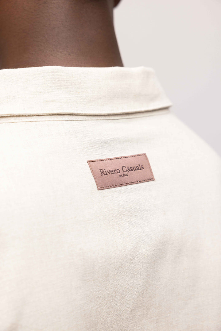 RIVERO - LINEN SHIRT SAND