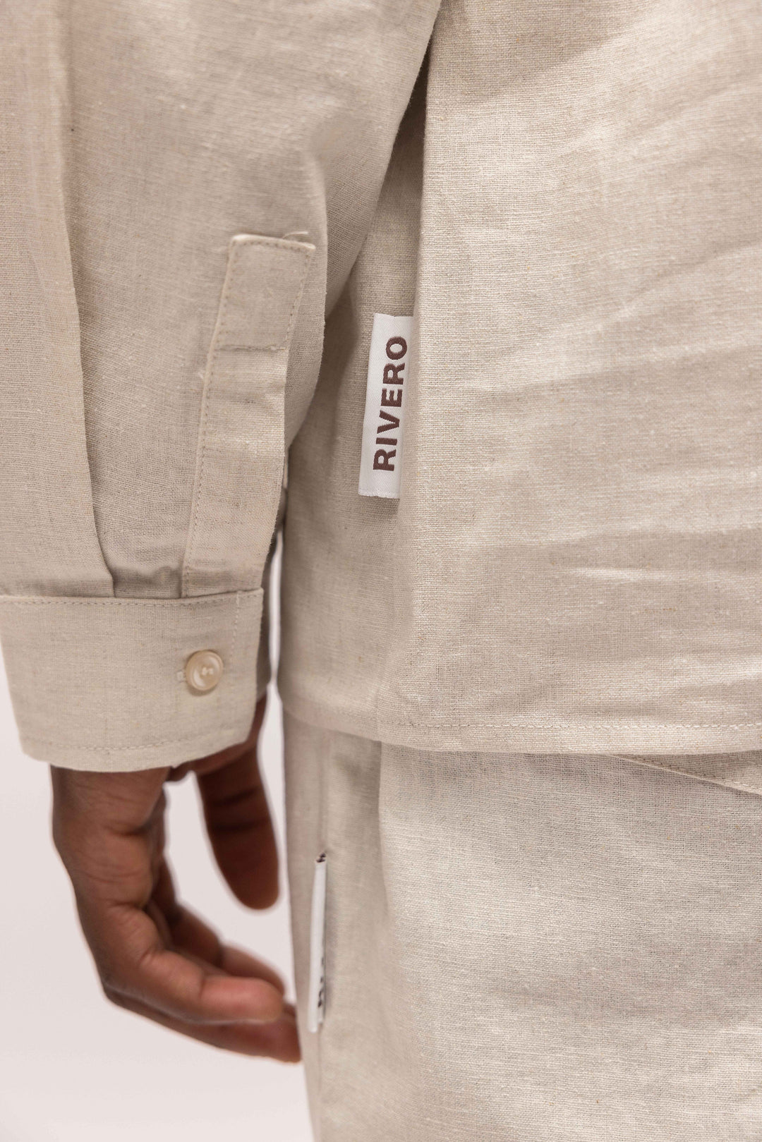 RIVERO - LINEN SHIRT SAND