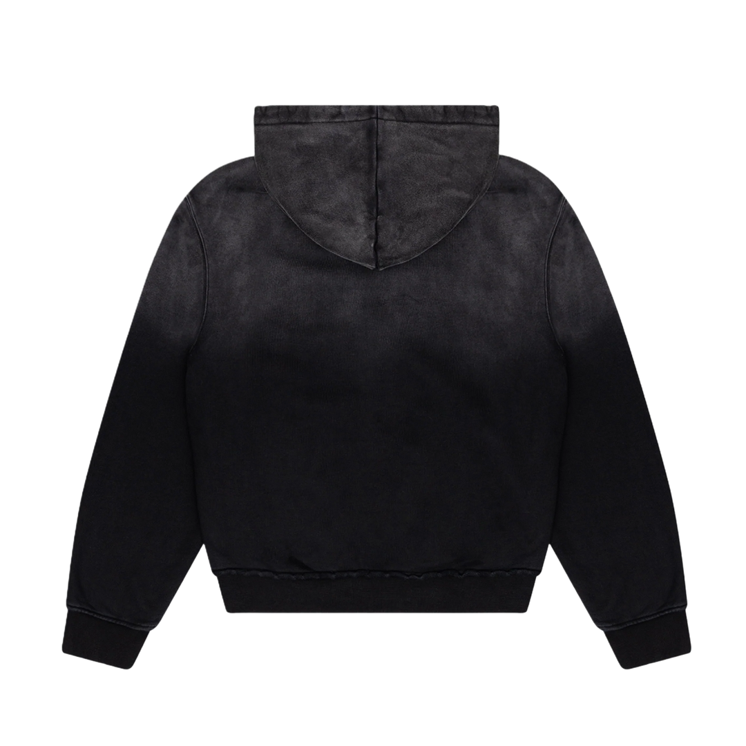 RIVERO - SHADOW WASHED STATEMENT ZIP HOODIE
