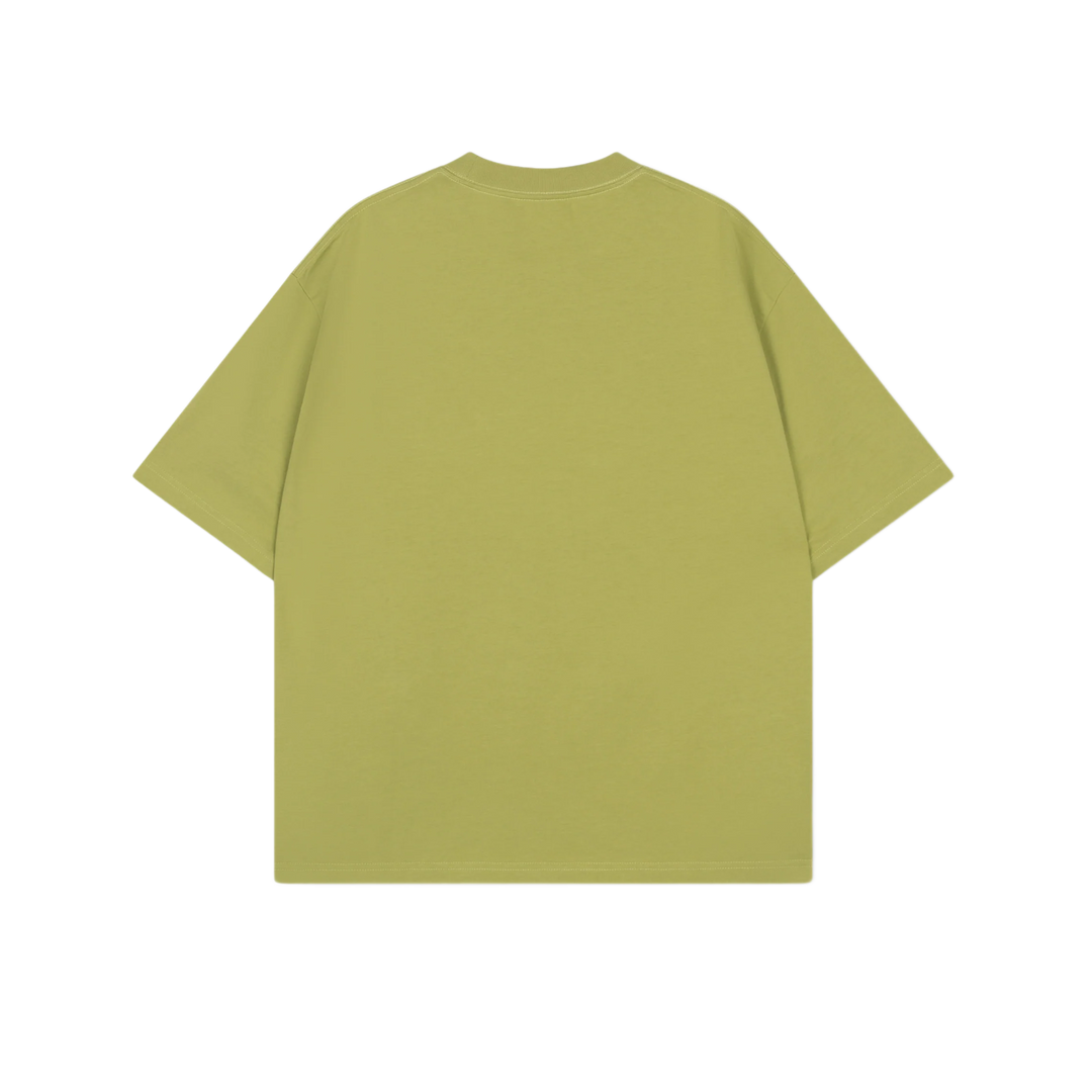 RIVERO - PUFFED LOGO T-SHIRT MOSS