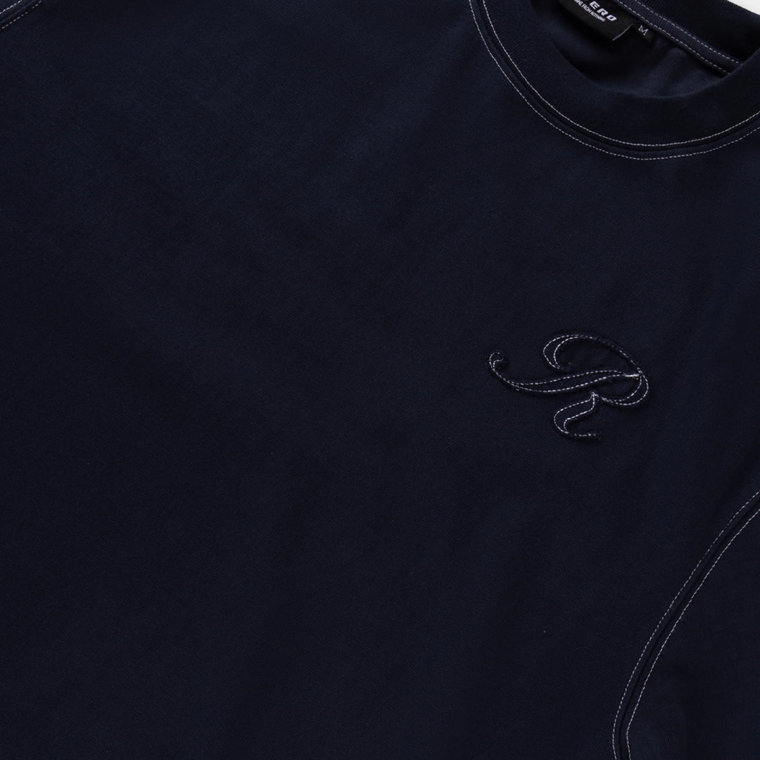 RIVERO - SEAMS T-SHIRT NAVY