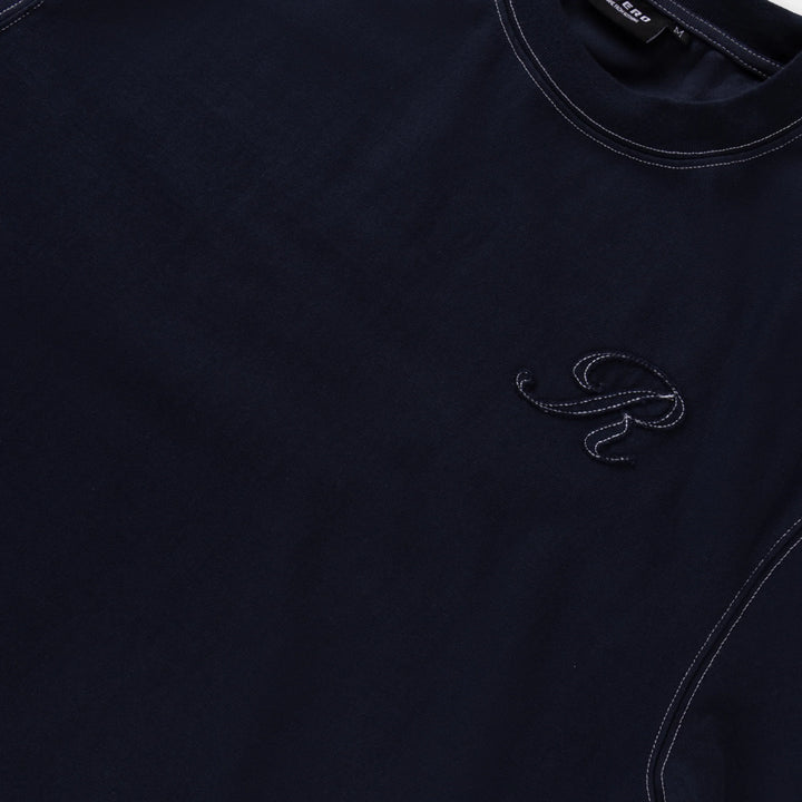 RIVERO - SEAMS T-SHIRT NAVY