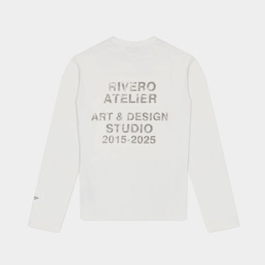 RIVERO - ART & DESIGN WAFFLE LONGSLEEVE WHITE