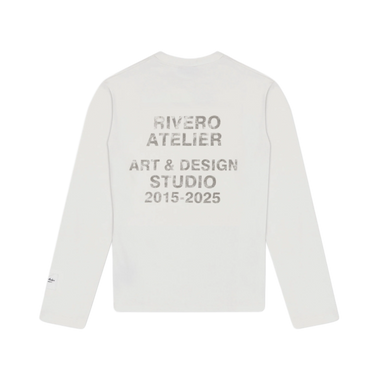 RIVERO - ART & DESIGN WAFFLE LONGSLEEVE WHITE
