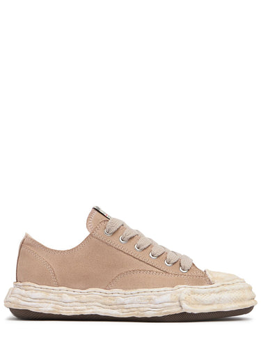 MAISON MIHARA YASUHIRO PETERSON 23 LOW CANVAS GARMENT BROWN