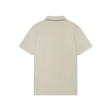 VALENZA - SUPIMA POLO ZIP COLLAR S/S - STONE