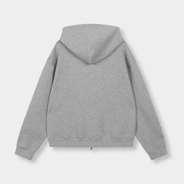 RIVERO - SCUBA ZIP HOODIE GREY