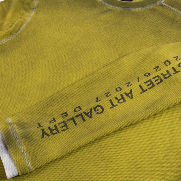 RIVERO - CONTRAST AGED WAFFLE LONGSLEEVE
