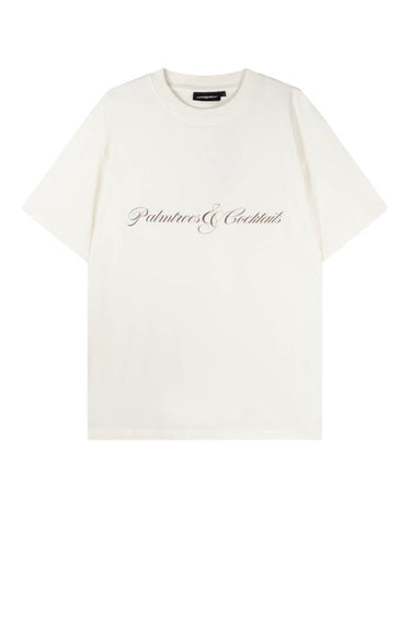 NINETYFOUR - PALMS &amp; COCKTAIL T-SHIRT WHITE