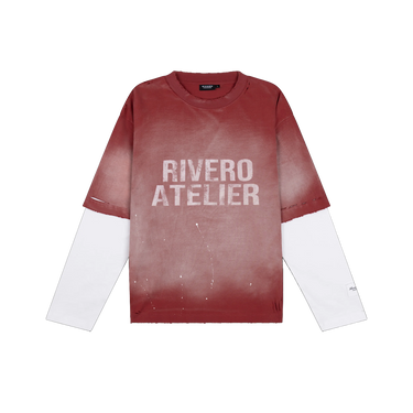 RIVERO - FADE ARTIFACT DOUBLE LAYERED TEE