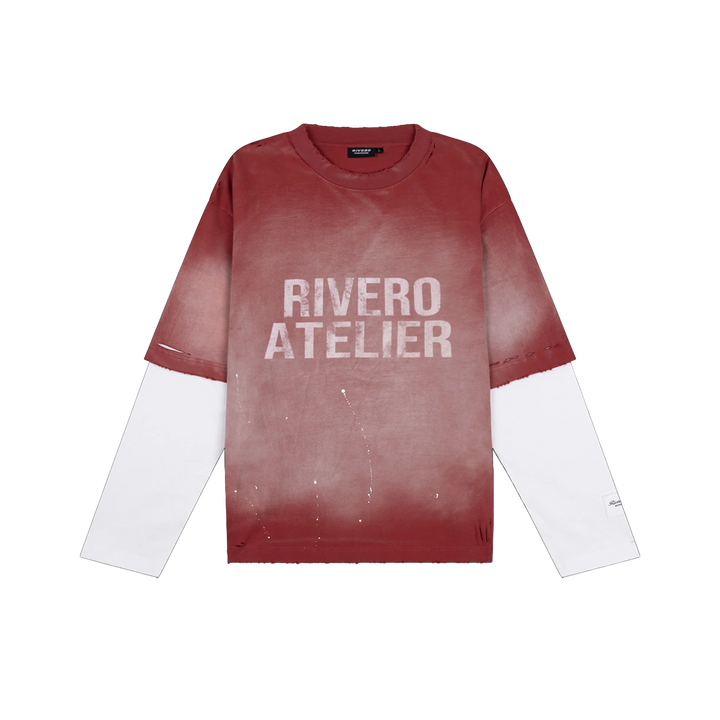RIVERO - FADE ARTIFACT DOUBLE LAYERED TEE