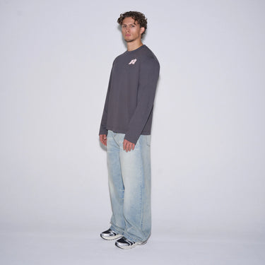 RIVERO - BAGGY MIST BLUE DENIM JEANS