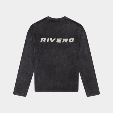 RIVERO - SIGNATURE TAPED LONGSLEEVE WASHED BLACK