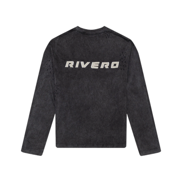 RIVERO - SIGNATURE TAPED LONGSLEEVE WASHED BLACK