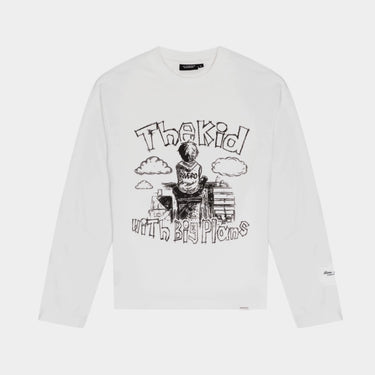 RIVERO - BIG PLANS GRAFFITI LONGSLEEVE WHITE