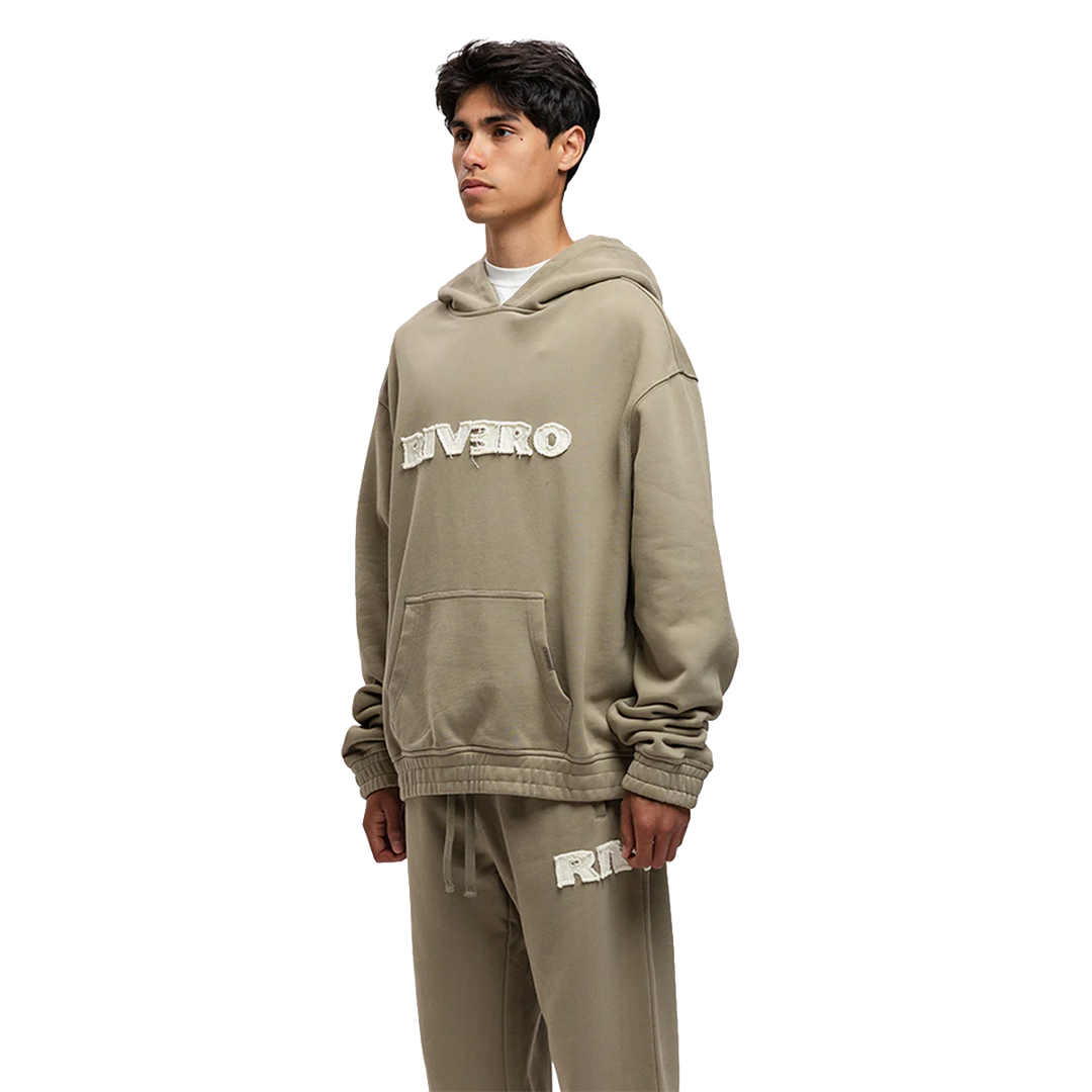 RIVERO - FRAYED ECHO HOODIE
