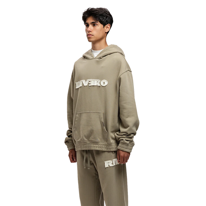 RIVERO - FRAYED ECHO HOODIE