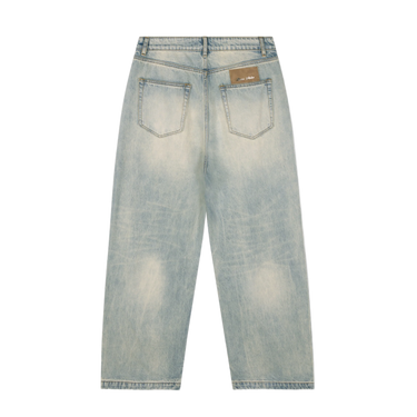 RIVERO - BAGGY MIST BLUE DENIM JEANS
