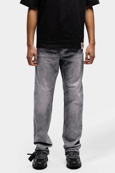 RIVERO - REGULAR GRANITE EMBOSSED DENIM JEANS