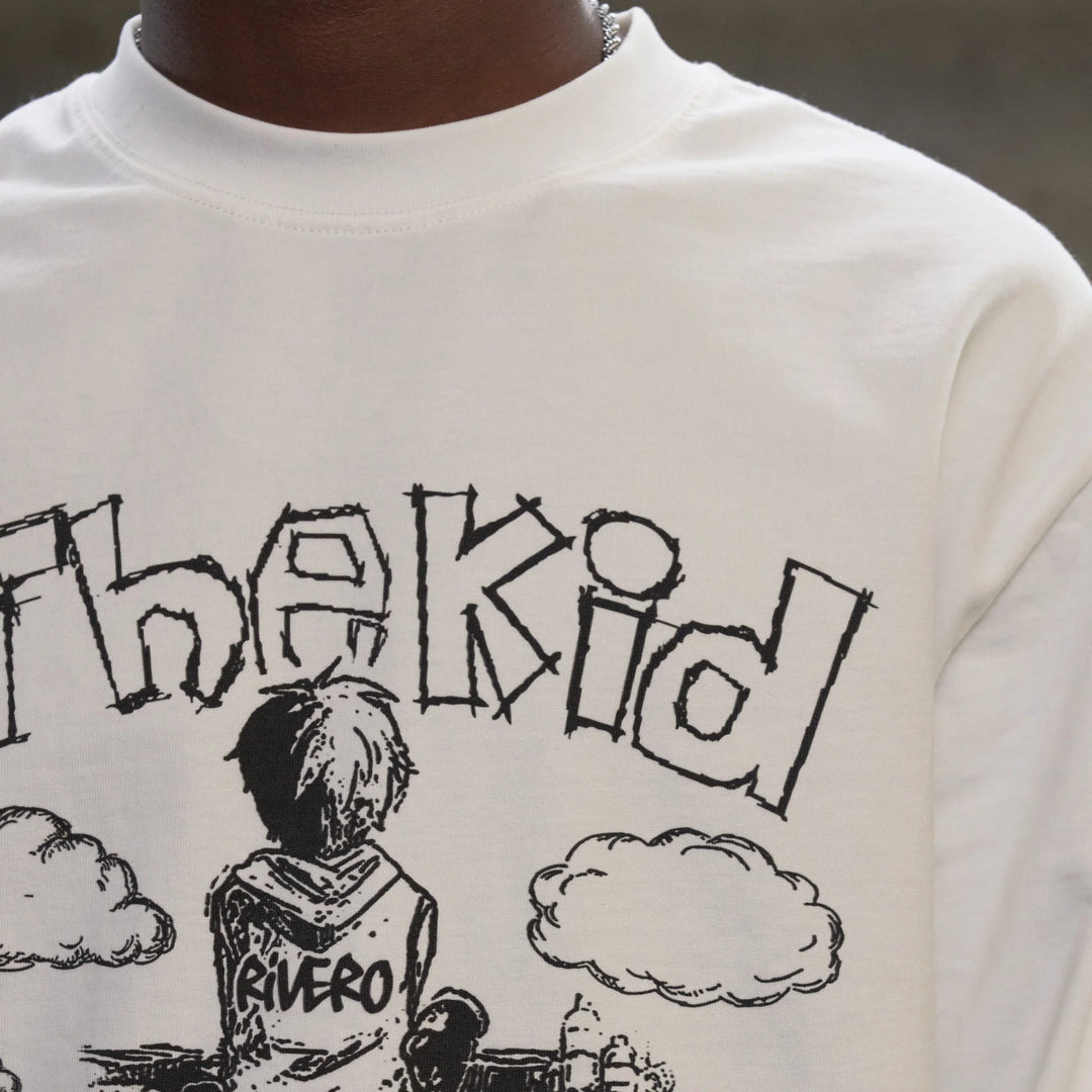 RIVERO - BIG PLANS GRAFFITI LONGSLEEVE WHITE