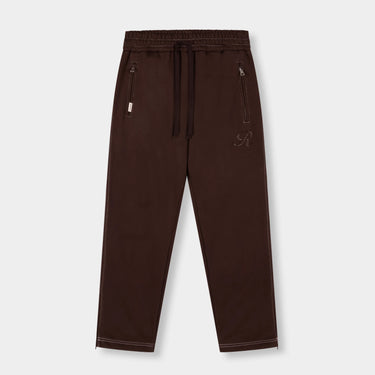 RIVERO - SEAMS ZIP JOGGER - BROWN