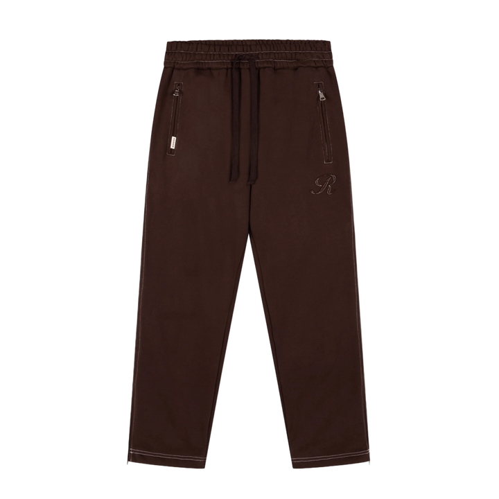RIVERO - SEAMS ZIP JOGGER - BROWN