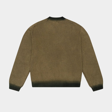 RIVERO - FADED KNIT SWEATER - GREEN