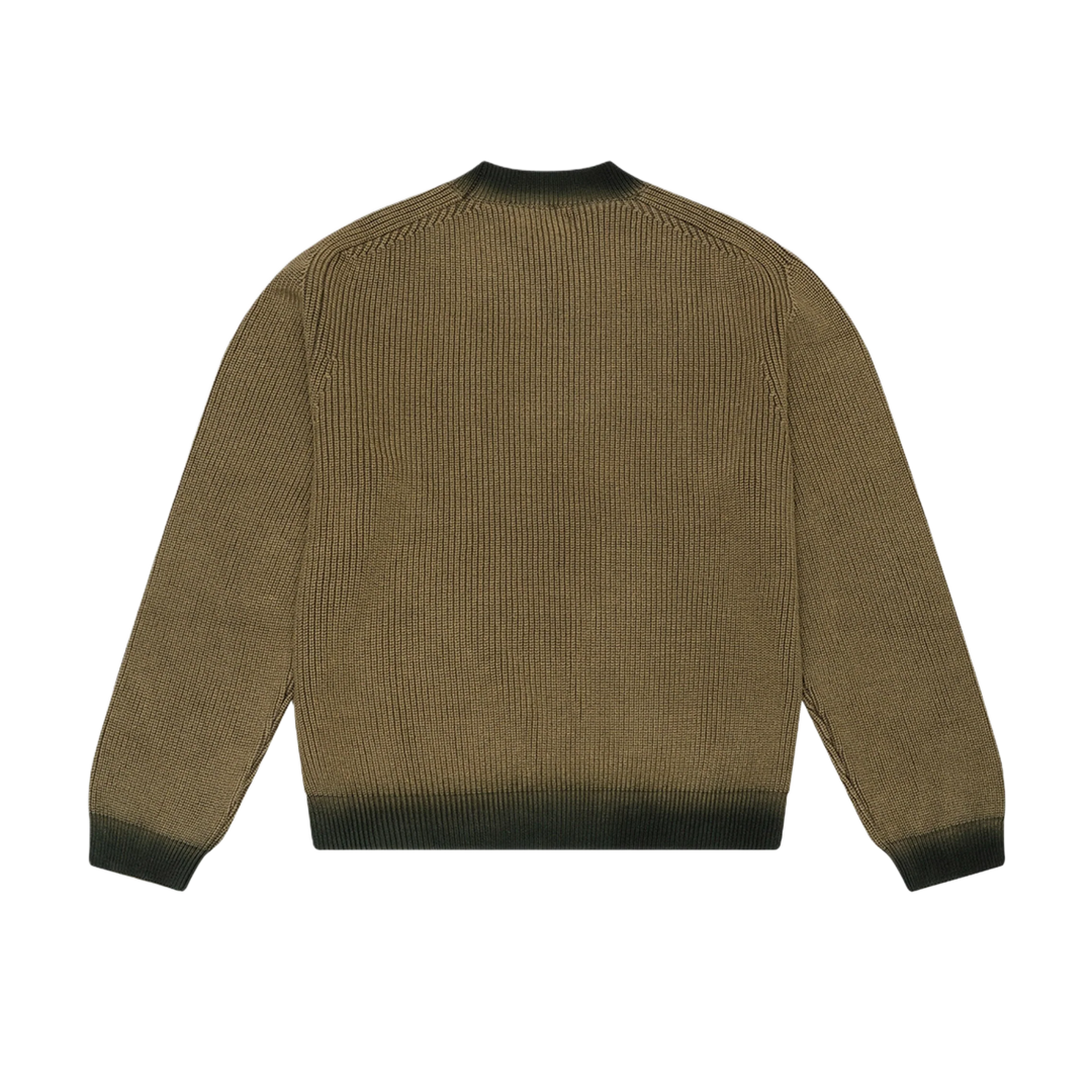 RIVERO - FADED KNIT SWEATER - GREEN