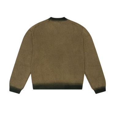 RIVERO - FADED KNIT SWEATER - GREEN
