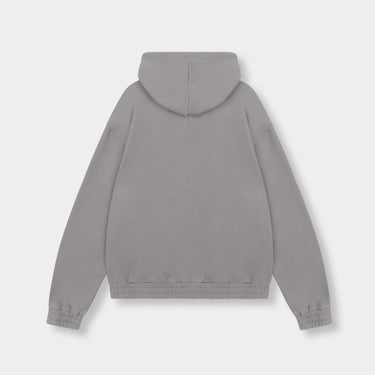 RIVERO - FRAYED ECHO HOODIE - GREY