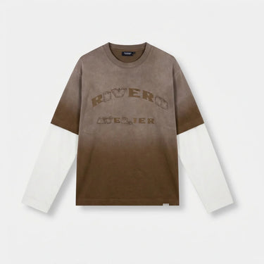RIVERO - EARTH WASHED STATMENT DOUBLE LAYERED TEE