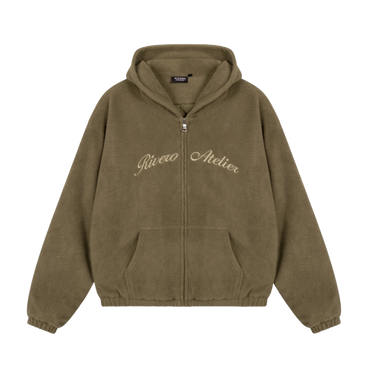 RIVERO - ATELIER COZY TEDDY ZIP HOODIE