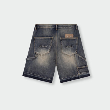 RIVERO - WORKER DENIM SHORTS MIDNIGHT BLUE