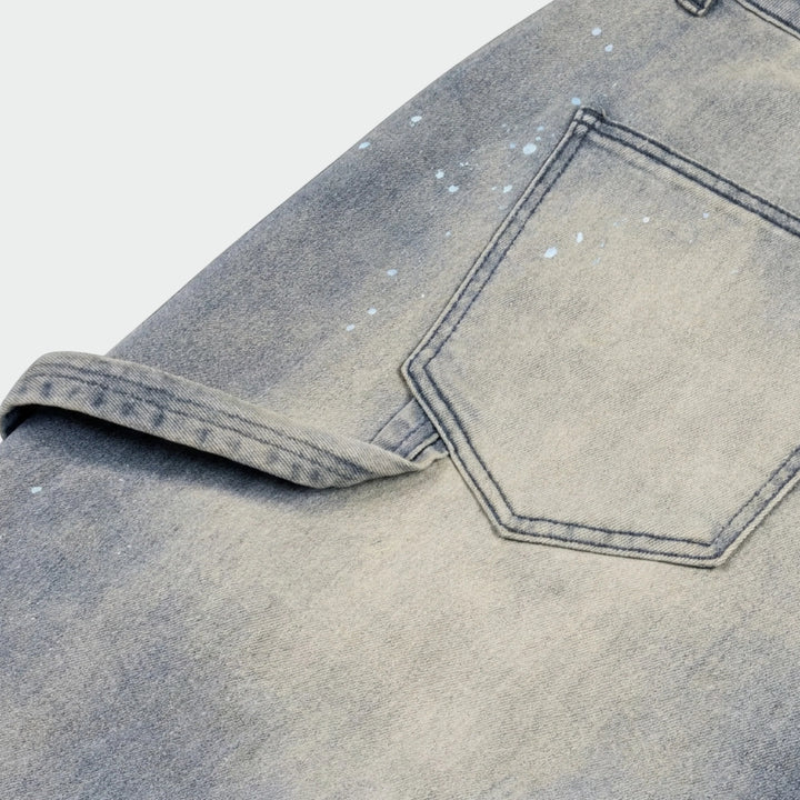 RIVERO - MIST FADE DENIM JORTS