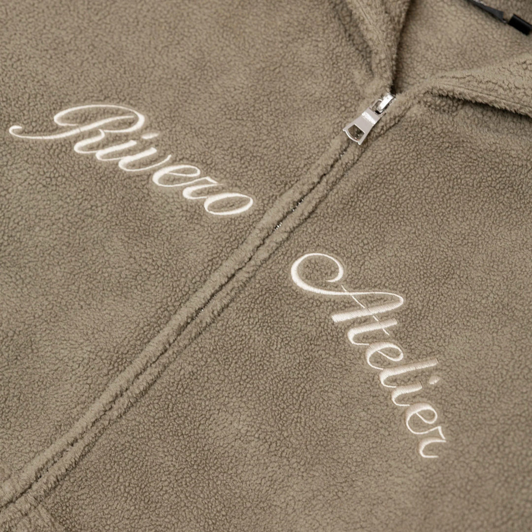 RIVERO - ATELIER COZY TEDDY ZIP HOODIE