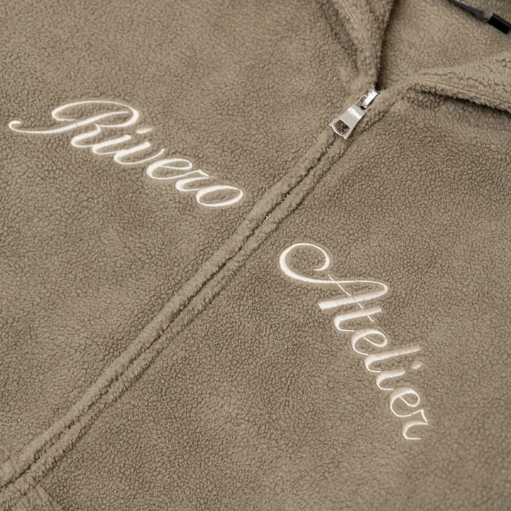 RIVERO - ATELIER COZY TEDDY ZIP HOODIE