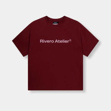 RIVERO - STUDIO LOGO T-SHIRT MAROON