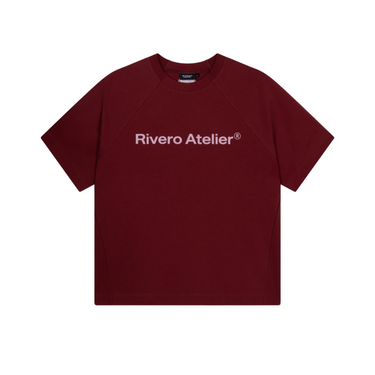 RIVERO - STUDIO LOGO T-SHIRT MAROON