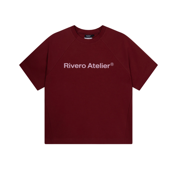 RIVERO - STUDIO LOGO T-SHIRT MAROON