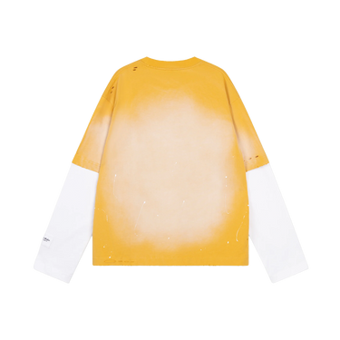 RIVERO - FADE ARTIFACT SUN BLEACH DOUBLE LAYERED TEE