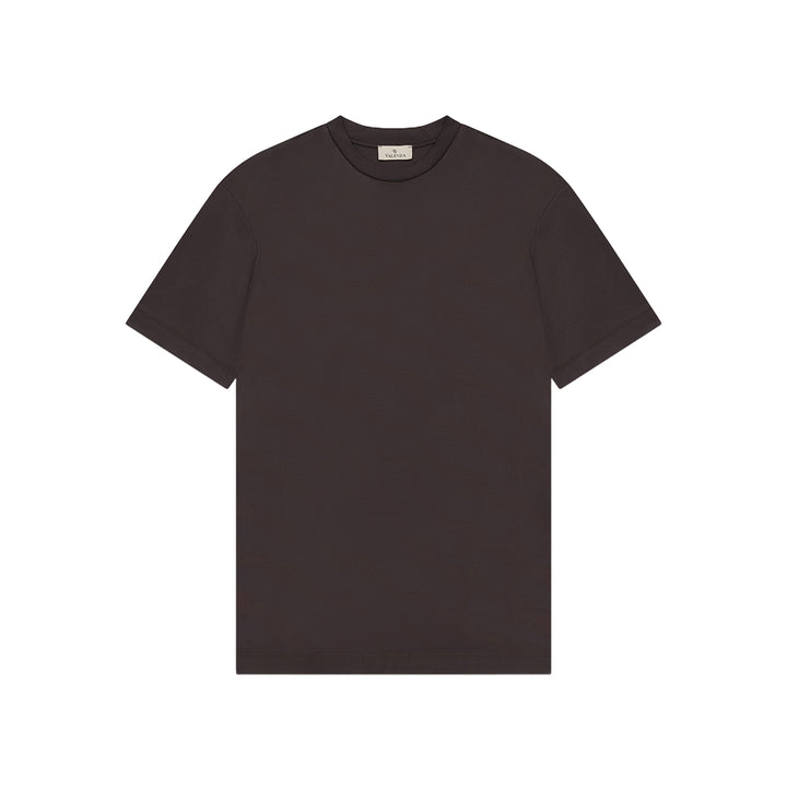VALENZA - INTERLOCK SUPIMA T-SHIRT ASPHALT