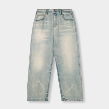 RIVERO - BAGGY MIST BLUE DENIM JEANS