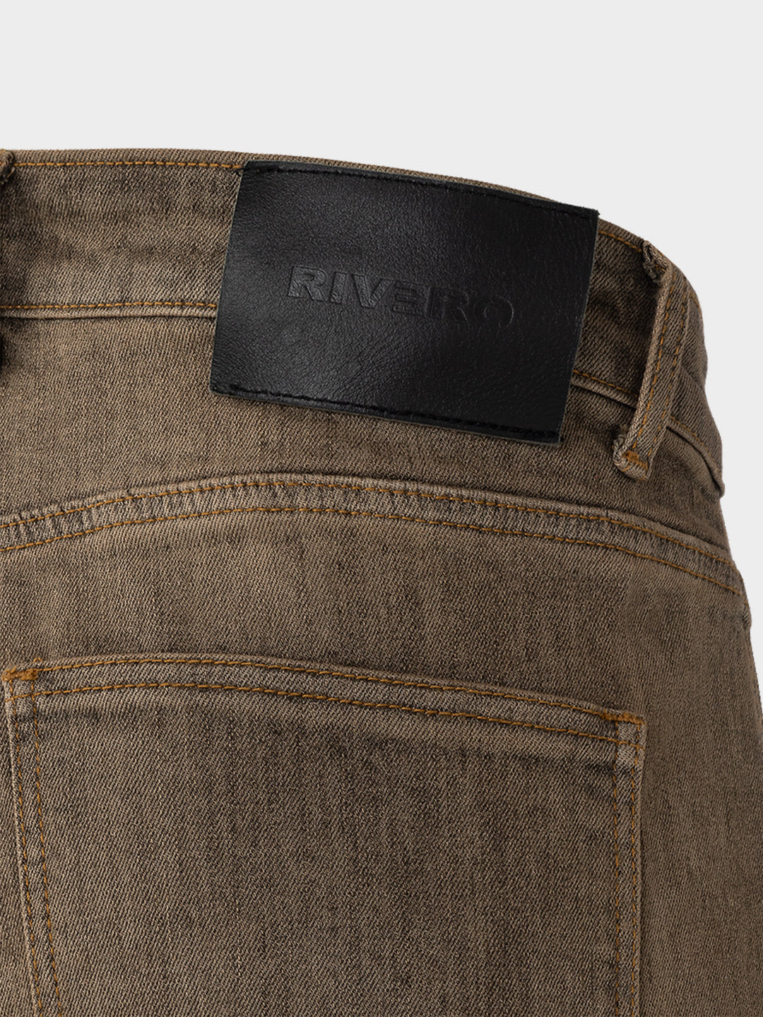 RIVERO - BAGGY VINTAGE WASHED CARGO DENIM JEANS