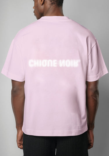 CHIC NOIR - BLURRY LOGO TEE - PINK