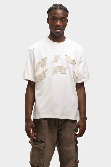 RIVERO - SCRIPT OVERSIZED T-SHIRT WHITE
